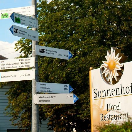 Hotel Restaurant Sonnenhof Weyerbusch Exteriör bild